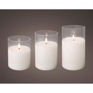 3 Led Kaars 17,5cm Helder