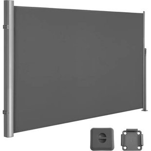 Windscherm - Tuinscherm - Privacyscherm - 160 x 350 cm (H x L) - Grijs