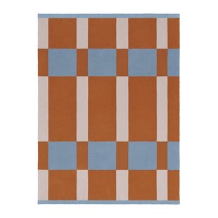 FÉST Striped Plaid 175 x 130 cm - Purple