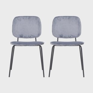 House Doctor Comma stoel 2-pack grijs Comma stoel 2-pack grijs