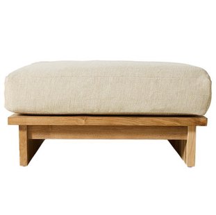 HKliving Outdoor Teak Hocker Natural