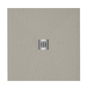 ZEZA Grade douchevloer - 100x100cm - antislip - antibacterieel - mineraalmarmer - vierkant - mat new pearl (beige) 400000000000019846