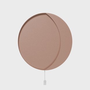 Neba LED wandlamp, roze, Ø 45 cm, ijzer ferm LIVING - Kinderkamer - Modern - Metaal - Rond