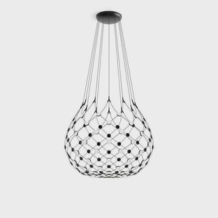 Luceplan Mesh Wireless hanglamp, Ø 100 cm, 4 m, Bluetooth