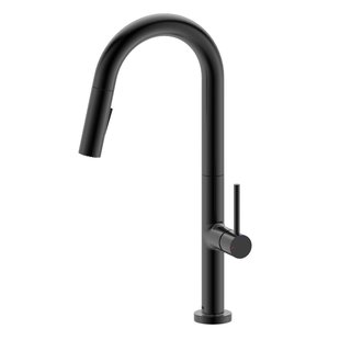 Essebagno Keukenkraan Portofino Met Uittrekbare Douchekop Zwart