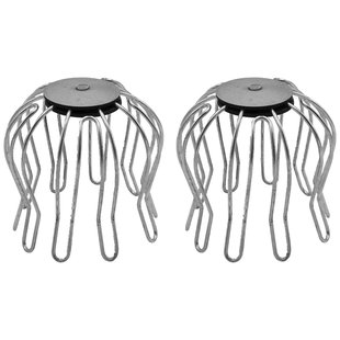 Nat Bladvanger Regenpijp - Staal - 10 X 12cm - 2 Stuks