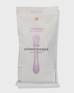 HEMA 3-blad scheermesjes - 8 stuks