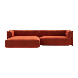 FÉST Bolster Hoekbank met Chaise Longue - Royal / Saffron