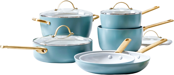 GreenPan Padova Reserve Pannenset 10-delig Sky Blue