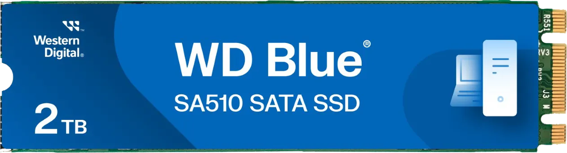 WD Blue SA510 2TB SATA M.2 SSD