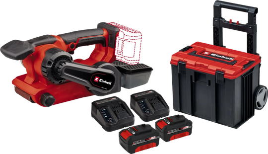 Einhell TP-BS 18/457 Li BL Solo 4,0 Ah Accu (2x) E-Case L Starterspakket