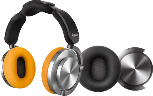 Dyson OnTrac Aluminium + oorkussen Zwart + oorschelp Zwart