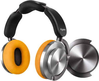 Dyson OnTrac Aluminium met oorschelp Zwart