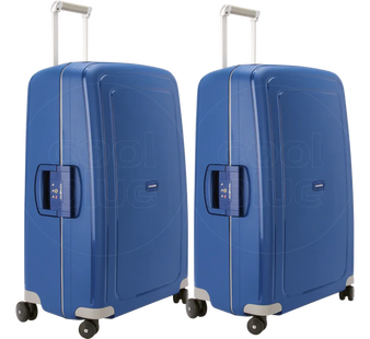 Samsonite S'Cure Spinner 75cm Duo Pack Dark Blue