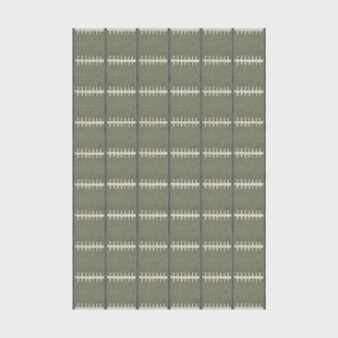 Layered Lilly wollen vloerkleed Green, 250x350 cm