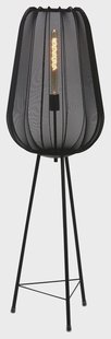 Light & Living Vloerlamp 'Plumeria' 132cm, kleur Zwart