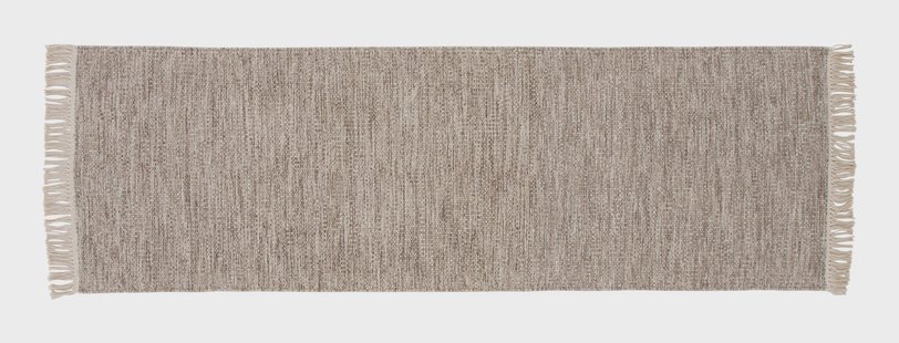 Nohr Vloerkleed 'Jiovanni' Wol, 80 x 250cm, kleur Beige