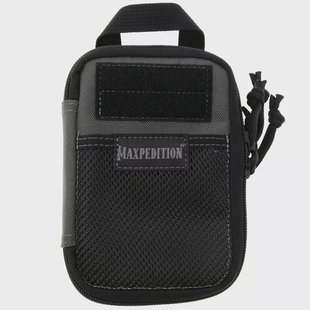 Maxpedition Double-Decker E.D.C. Mini Pocket Organizer, Wolf Gray, pouch
