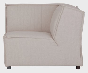 MUST Living Bank 'Rally' hoekelement, kleur Love liver