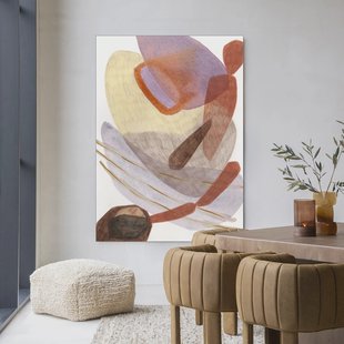 Urban Cotton Wandkleed 'Cargo' 145 x 190cm in Frame - black