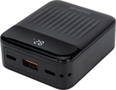 BlueBuilt Power Bank 10.000 mAh met Snelladen Zwart
