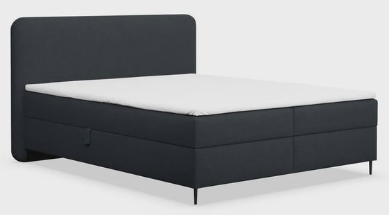 Boxspring Contero chenille 160 x 200 cm met opbergruimte | NADUVI Collection