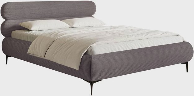Bedframe Comella 140 x 200 cm ribstof | NADUVI Collection