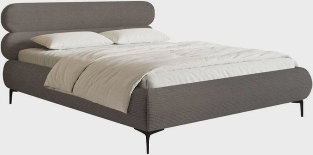 Bedframe Comella 160 x 200 cm ribstof | NADUVI Collection