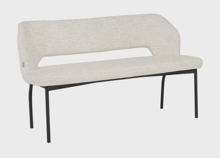 MUST Living Eetkamerbank 'Bloom' Polaris, 150cm, kleur Naturel