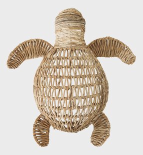 MUST Living Decoratie 'Turtle Feny' Large 56cm, Abaca