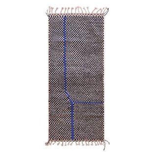 AFK Living vloerkleed Berber - handgemaakt - Wol - 95 x 210 cm