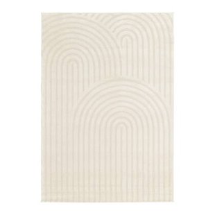 AFK Living vloerkleed Arcade - reliëfeffect - beige