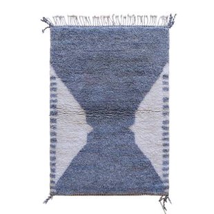 AFK Living vloerkleed Berber - handgemaakt - Wol - 114 x 164 cm