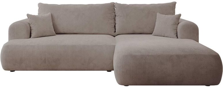 Hoekslaapbank Philipa ribstof rechts | NADUVI Collection