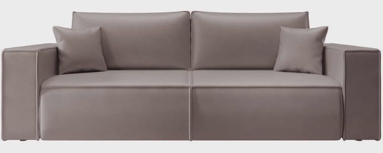 3-zitsslaapbank Calum lederlook met opbergruimte | NADUVI Collection