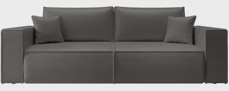 3-zitsslaapbank Calum lederlook met opbergruimte | NADUVI Collection