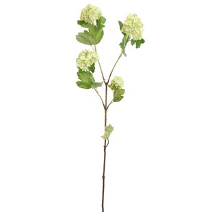 Kunstbloem Sneeuwbal Licht Groen - 90 cm