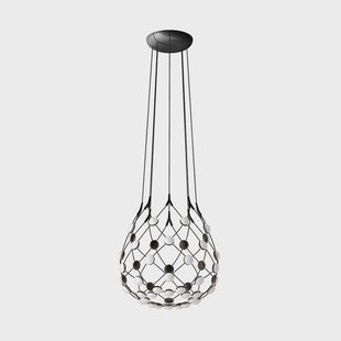 Mesh Wireless Bluetooth hanglamp, Ø 100 cm, 3 m Luceplan - Woonkamer - Designer - Metaal - Meerdere lampen