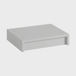 Muuto Stacked opbergsysteem plint 43,5x35 cm Grijs