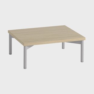 Muuto Stacked opbergsysteem podium tube base 43,5x35 cm Eik grijs