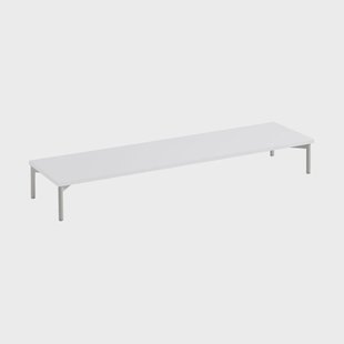 Muuto Stacked opbergsysteem podium met tube base Wit grijs