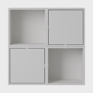 Muuto Stacked opbergsysteem hal configuratie 4 Grijs