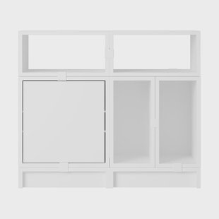 Muuto Stacked opbergsysteem kantoor configuratie 5 Wit