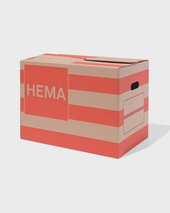 HEMA Verhuisdoos 48.5x32x36cm karton strepen
