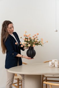 Boeket Pompom Neutraal mix