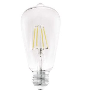 Eglo Ledfilamentlamp Edison - D9,5cm - Warm Wit - E27 - 7w