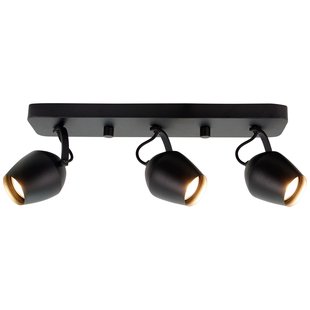 Brilliant Opbouwspot Vertino Zwart 3xgu10 5w