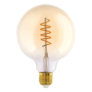 Eglo Ledfilamentlamp G125 - Amber - E27 - 8w