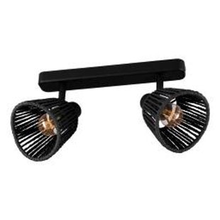 Eglo Opbouwspot Keelby - Zwart - 2xe14