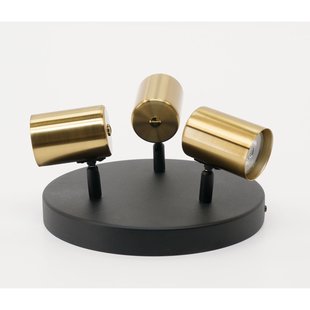 Eglo Opbouwspot Consuma - Goud - Ip44 - D25cm - 3xgu10